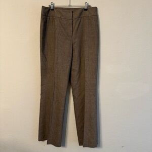 ANTONIO MELANI Brown Stripe Dressy Pants 10